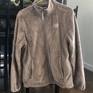 Women’s Gray North Face ZIP Up
